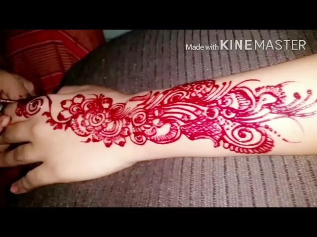 Nashqado cusub cilaan |New floral Henna by Adna Henna