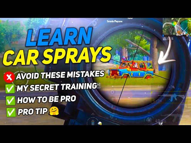 How to Improve Car Spray ? | Best Car Tracing Drills in Pubg  | PUBG MOBILE/BGMI