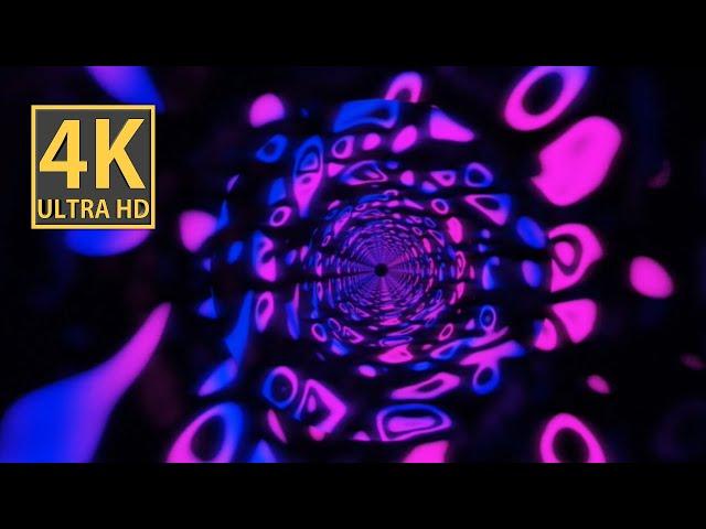 VJ LOOP NEON Pink Blue Abstract Background Video Simple Lines Pattern Motion Graphics 4k Screensaver