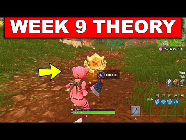 FORTNITE WEEK 9 THEORY! - WHY NO WEEK 8 SECRET BATTLE STAR LOCATION IN FORTNITE