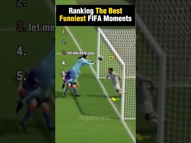 Ranking The Best Funniest FIFA Moments #fifa #eagames #football #shorts