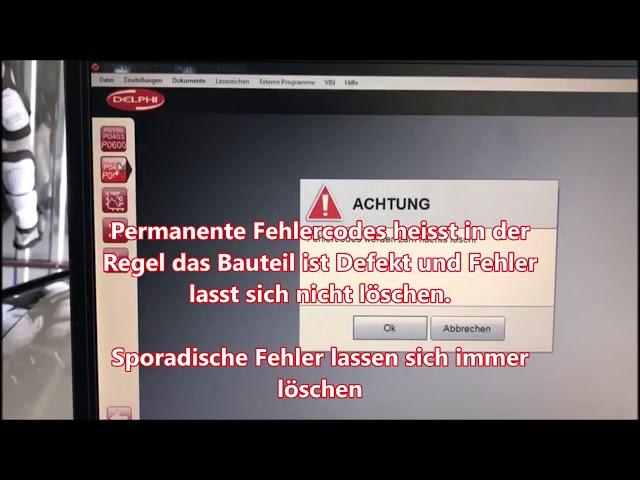 Arbeiten mit dem Delphi DS150E Diagnoseinterface