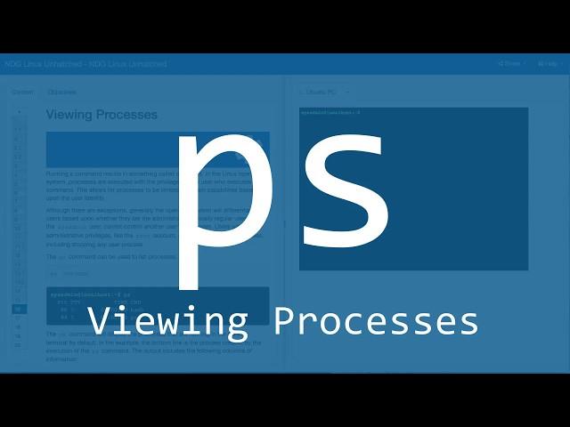 The Linux Command Tutorial: The ps Command