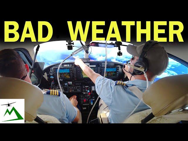 Dodging Thunderstorms in the Kodiak Airplane | Cockpit Pilot Flight Vlog in PNG