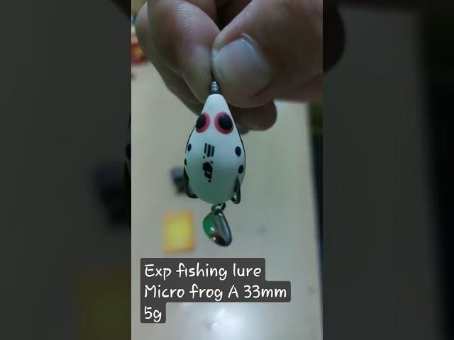 EXP Micro A frog Snakehead Fishing lure  #lure bait #snakeheadbait #shorts