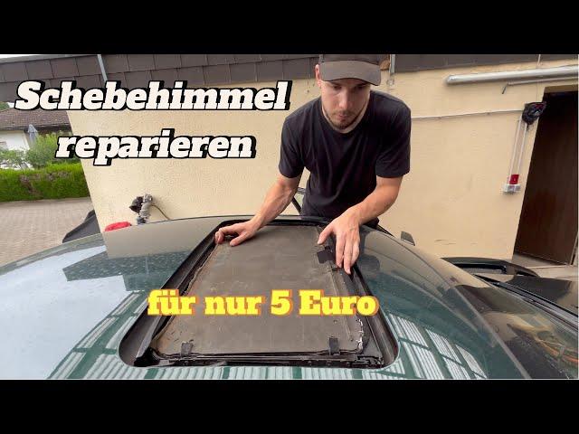 Schiebedach Schwebehimmel reparieren am E46