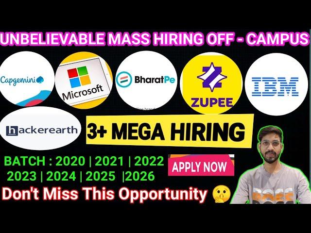 Capgemini New Hiring Update | Direct Test Hiring | OFF Campus Drive 2026 , 2025 , 2024 , 2023 Batch