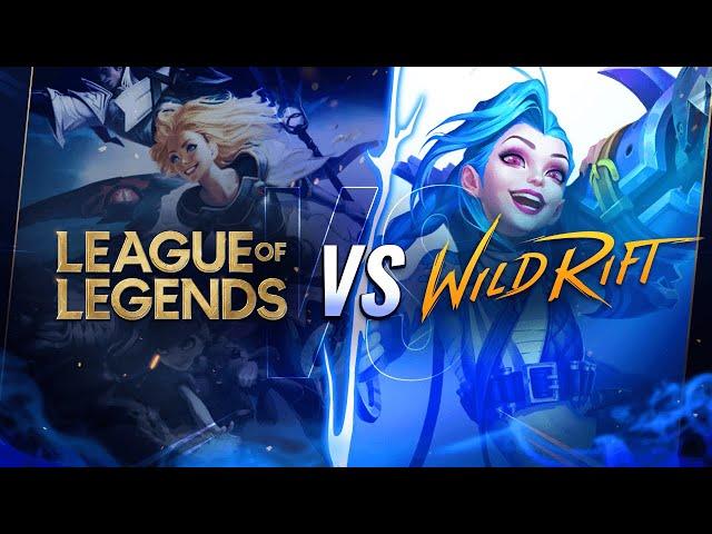 Wild Rift VS. League of Legends - THE Comparison (LoL Mobile)