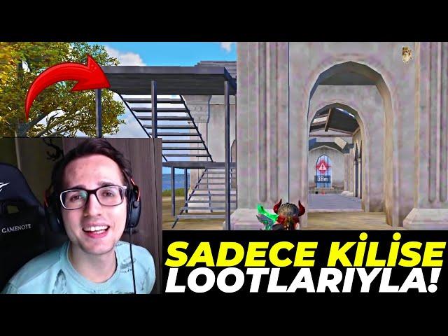 SADECE KİLİSE LOOTLARIYLA WIN ALMAK ? PUBG MOBILE