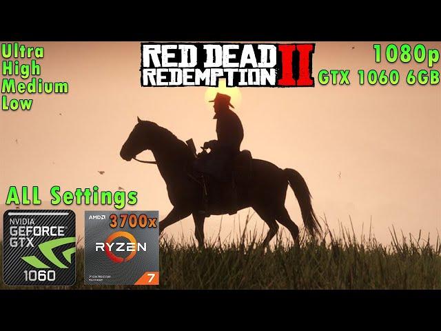 Red Dead Redemption 2 1080p | All Settings Tested | GTX 1060