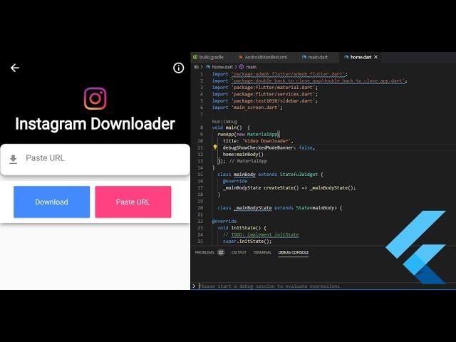 Create Instagram Video Downloader App On Flutter