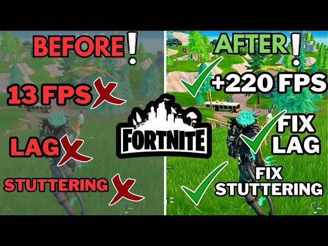 Unlock High FPS in Fortnite: Fix Lag & Drops Instantly!