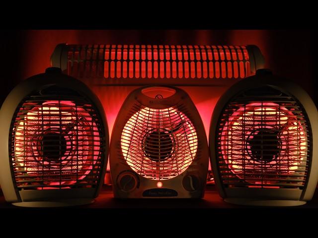  4 Intense Heater Fan Sounds for Sleep Easily, Deep Relaxation and Reduce Stress