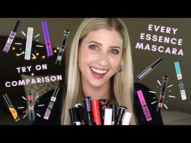 EVERY Essence MASCARA // Testing ALL 23 ESSENCE Mascaras