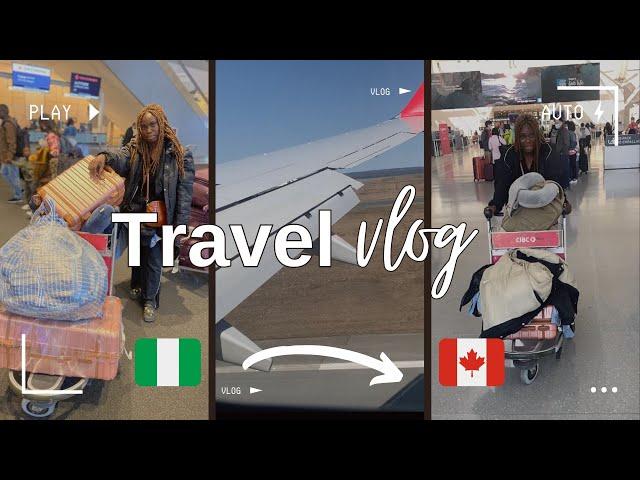 Travel Vlog: Moving from Nigeria to Canada as an International Student #nigeria #canada