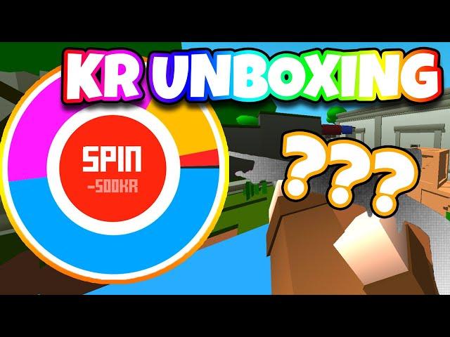 HUGE Krunker.io skin unboxing! (40k+ KR OPENING)