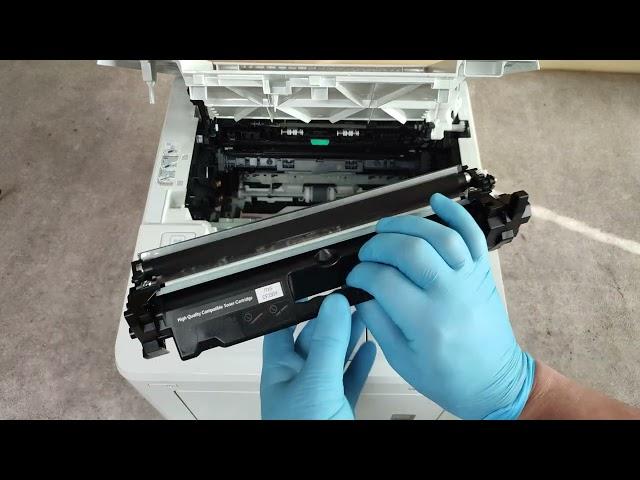 HOW TO REPLACE THE TONER CARTRIDGE AND THE DRUM UNIT ON HP LASERJET PRO M118, M119, M203, M205, M206