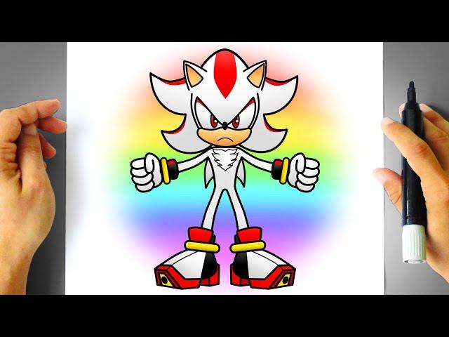 How to DRAW HYPER SHADOW - Shadow the Hedgehog