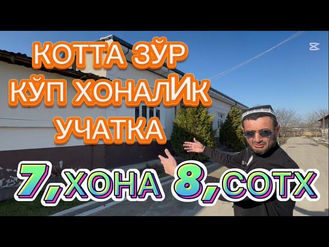 КОТТА КЎП ХОНАЛИК УЧАСТКА 7,ХОНА 8,СОТХ