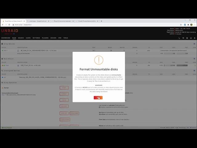 Unraid Installation und Ersteinrichtung in unter 10 Minuten
