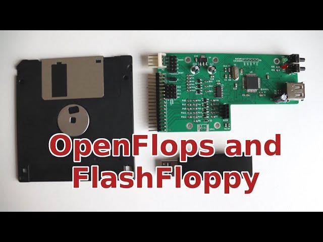 OpenFlops and FlashFloppy Firmware for an Open Source Floppy Drive Emulator as a GoTek Alternative