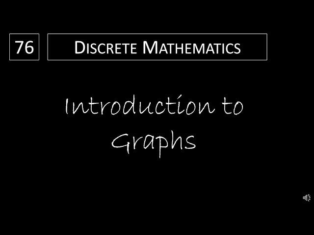 Discrete Math - 10.1.1 Introduction to Graphs