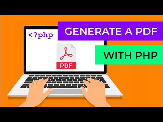 Generate a PDF with PHP