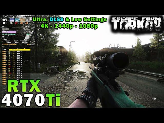 Escape from Tarkov | RTX 4070 Ti | Ryzen 7 5800X3D | 4K - 1440p - 1080p | Ultra & Low Setttings