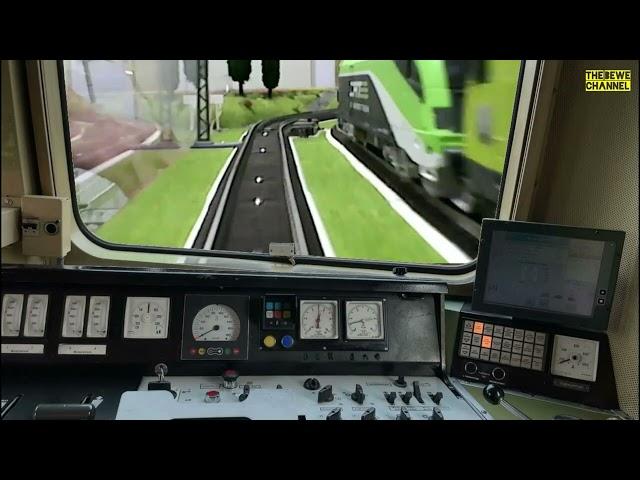 Führerstandsfahrt ÖBB 1144 auf meiner KLEINBAHN-Anlage