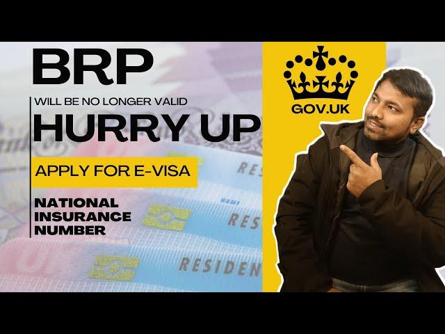  UK BRP Card Expiry Alert! Apply for eVisa Now & Why NI Number is Crucial 