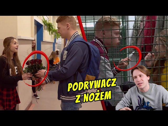 PODRYWACZ Z NOŻEM |PRAWO MARCINA ogląda serial SZKOŁA 15|