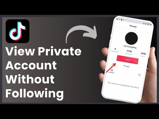 How to View Private TikTok Account Without Following !