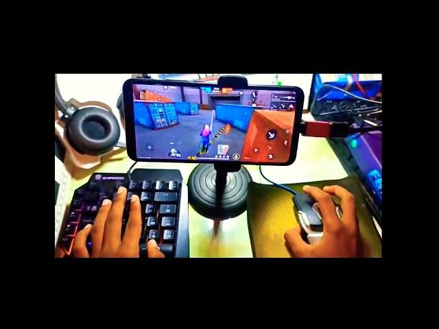 Phone to mouse keyboard connect play free fire | #shorts #viral