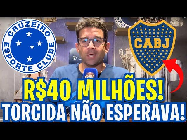 BOMBA NO CRUZEIRO! NEGÓCIO FECHADO? MUITA GRANA ENVOLVIDA! OFERTA ASTRONÔMICA! NOTÍCIAS DO CRUZEIRO