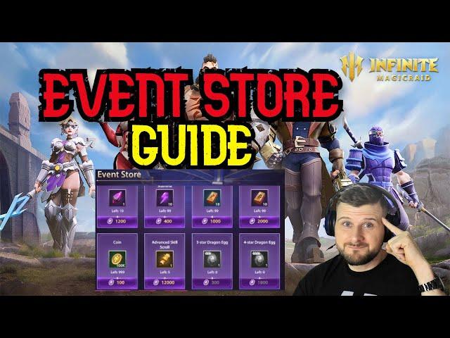 Infinite Magicraid Event and Arena Store Guide