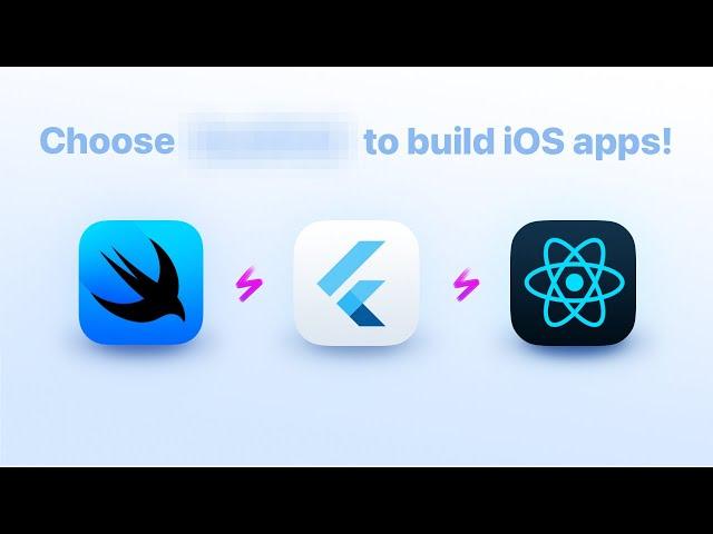 My honest opinion about SwiftUI vs Flutter vs React Native to build iOS apps