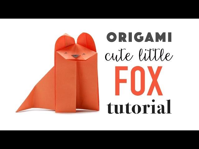 Easy Origami Fox Tutorial - DIY - Paper Kawaii