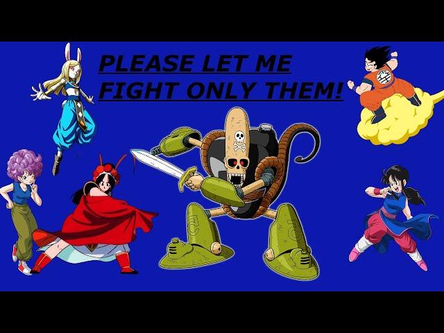 Zrpg Goku and the Ladies vs Weird robot!