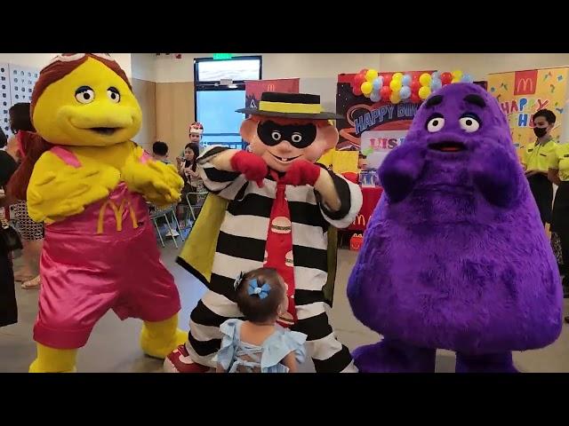 McDo - Gimme Gimme of Hamburglar, Grimace and Birdie #mcdonalds #grimaceshake #birthday