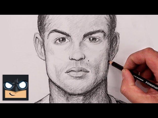 How To Draw Cristiano Ronaldo | Sketch Tutorial