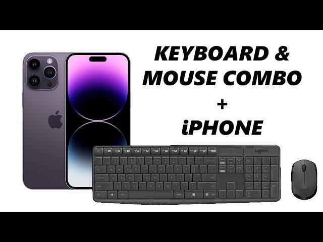 How To Connect Bluetooth Keyboard and Mouse Combo To iPhone with Dongle