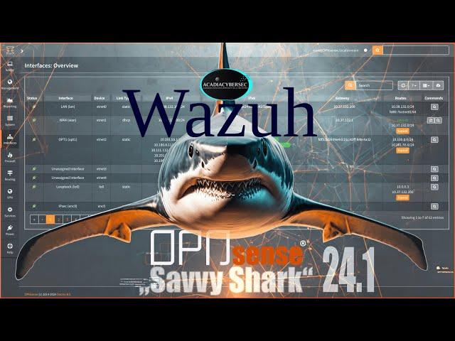 Cybersécurité & Géostratégie Intégration    OPNSENSE dans Wazuh 2024 et Centralisation des Logs