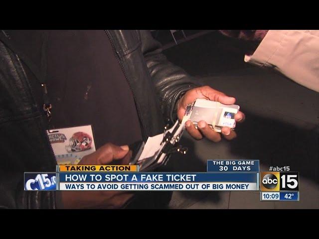 Valley ticket scalper has tips to avoid being scammed