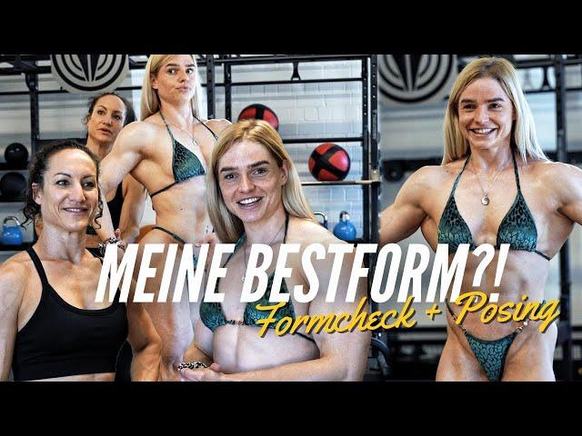 BESTFORM mit 75kg ?!  FORMCHECK & Posing mit meinem Coach 5 Weeks ⭕ut.