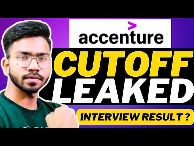 Accenture Exam Expected Cutoff 2025  | Interview Results ?