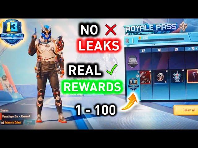 SEASON 13 RP 1 To 100 REWARDS (No Leaks)