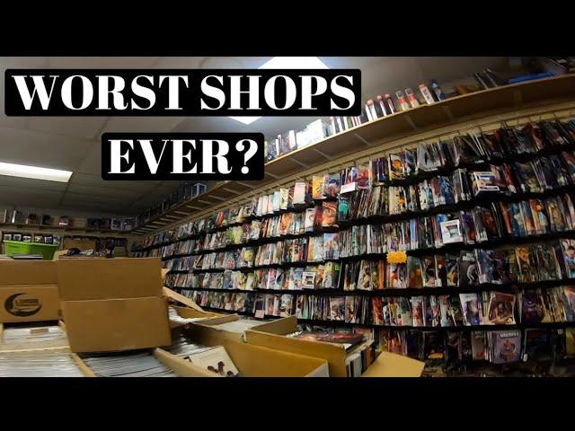 KICKED OUT OF TWO COMIC BOOK SHOPS IN ONE HOUR /  5 STORE VLOG