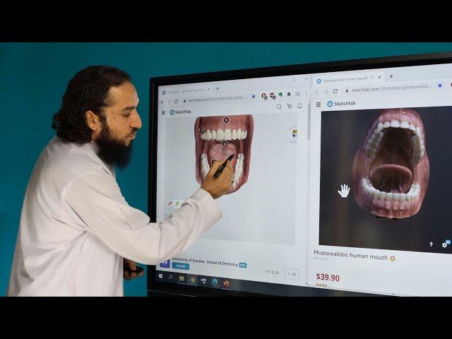 15 - Articulation Point (Makhraj) of letter D_aad ( ض ) (15th letter of Arabic Alphabet)