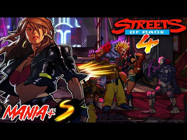 Streets of Rage 4 (2023 Update) - Mania+ S-Rank 1CC (Blaze)