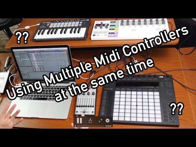 Using Multiple Midi Controllers in Ableton Live